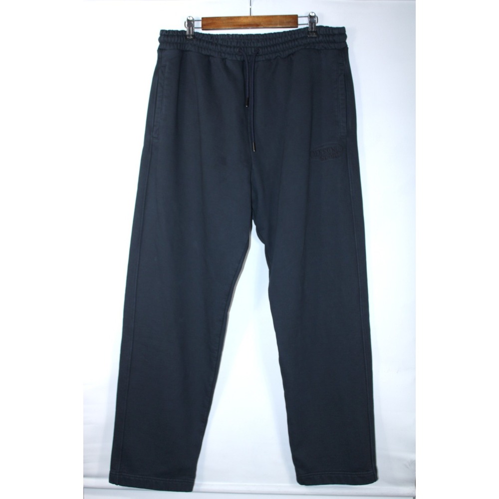 Missoni Sport Men's Large Black Elastic Waist Heavyweight Sweatpants